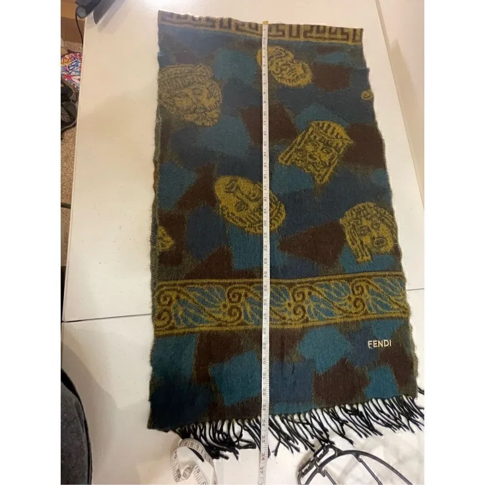 Vintage Fendi scarf Roman heads